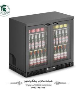 یخچال بطری و نوشابه 3 طبقه دو درب 90x80cm