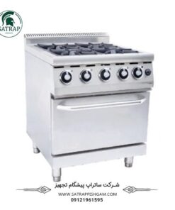 اجاق گاز چهار شعله فر دار