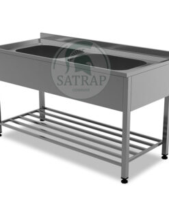 سینک دو لگن صنعتی