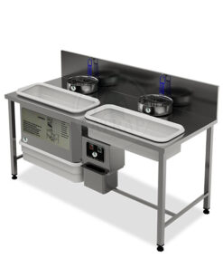 میز بردینگ دو لگن صنعتی