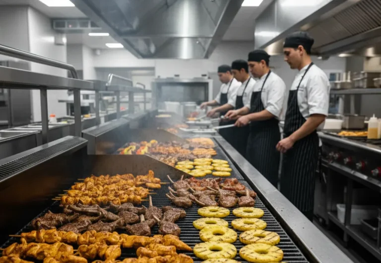 منقل کباب پز گازی صنعتی