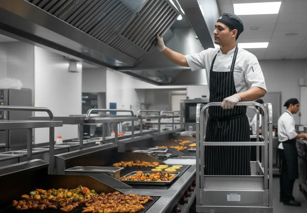 هود کباب پز صنعتی