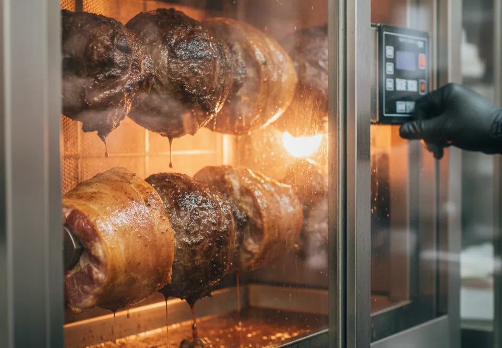 کباب پز چرخشی صنعتی